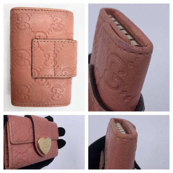 Authentic Gucci GG Pink 6-ring Key holder - Picture 3 of 8